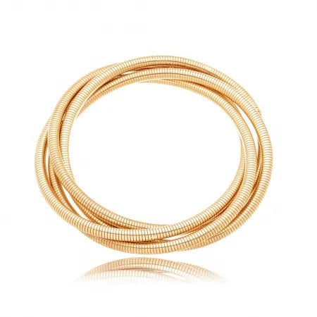 Bracelete semijoia e rodio branco