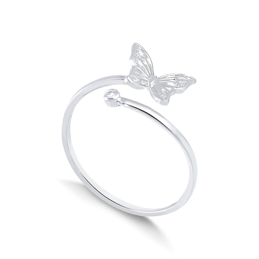 Anel Borboleta Celeste