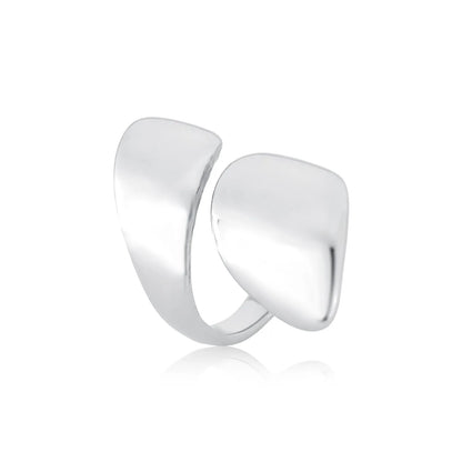 Anel duas voltas lisas