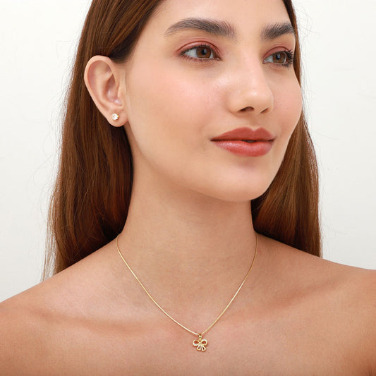 Conjunto semijoia laço