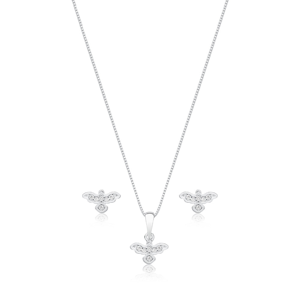 Conjunto espirito santo cravejado pequeno