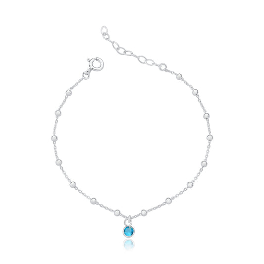 Pulseira Bolinhas com Cristal