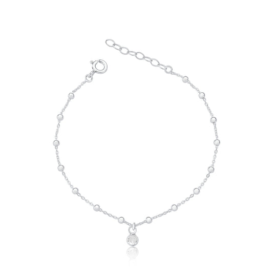 Pulseira Bolinhas com Cristal