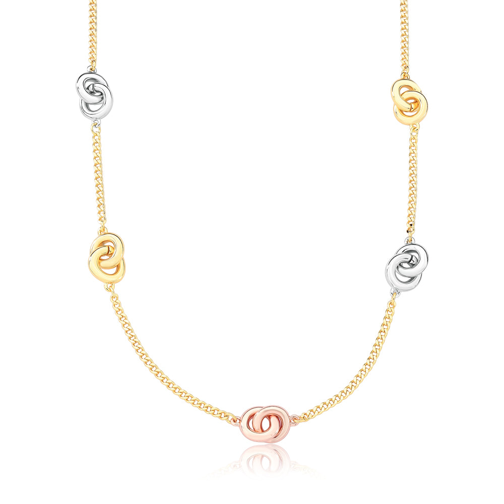 Colar três cores nózinho