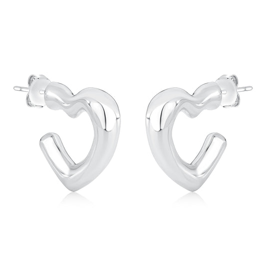 Brincos Fluxo Coração